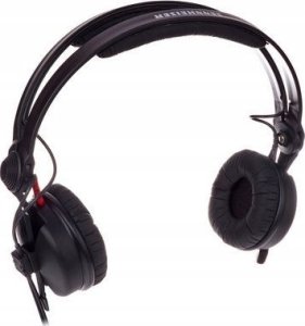 Słuchawki Sennheiser SENNHEISER HD 25, DYNAMIC Ausinės, 70 ?, CLOSED, SUPRA-AURAL, ADJUSTABLE HEADBAND, STEEL CORE KABELIS, SINGLE-SIDED, 1.5M LONG, 3.5MM ANGLE JACK, ADAPTER 6
