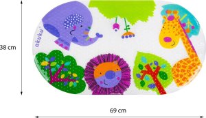 Akuku Mata antypoślizgowa do wanny 69x39 cm (A0655) 3