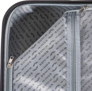 Wings Wings Egret Zestaw 3 walizek podróżnych ABS L,M,S jasnofioletowe 11