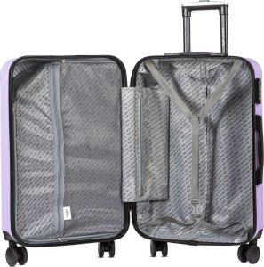 Wings Wings Egret Zestaw 3 walizek podróżnych ABS L,M,S jasnofioletowe 10