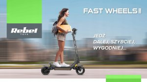 Hulajnoga elektryczna Rebel Hulajnoga elektryczna REBEL FAST WHEELS PRO MAX 2