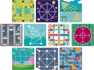 Woopie WOOPIE Zestaw Gier Planszowych Logicznych 10w1 2