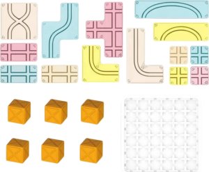 Woopie WOOPIE Zestaw Gier Planszowych Logicznych 10w1 5