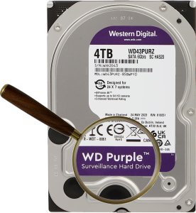 Dysk WD DYSK DO REJESTRATORA HDD-WD43PURZ 4TB 24/7 WESTERN DIGITAL 2