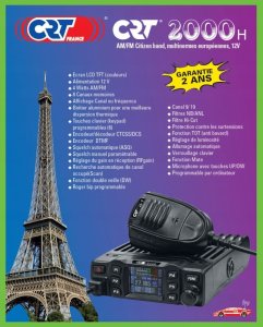 Radio CRT Radio CB CRT 2000 H 12V AM/FM export 3