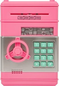 Blow 44-708# Sejf kasetka na zamek elektroniczny sb-06 różowy 3