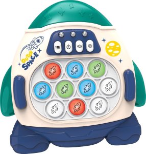 Woopie WOOPIE Gra POP IT Elektroniczna Antystresowa Zręcznościowa Rakieta blue 2