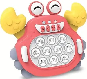 Woopie WOOPIE Gra POP IT Elektroniczna Antystresowa Zręcznościowa Krab Czerwony 2