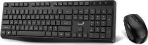 Klawiatura + mysz Genius KM-8206S COPILOT, zestaw klawiatura Cz/Słow, klasyczna, 2.4 [Ghz], bezprzewodowa, czarna 2