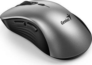 Mysz Genius Mysz bezprzewodowa, Genius Ergo 8100S AI, srebrno-czarna, optyczna, 1600DPI 2