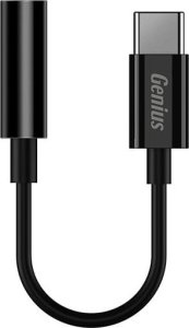 Adapter USB Genius ACC-C100 USB-C - Jack 3.5mm Czarny  (32590012400) 3