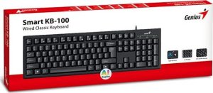 Klawiatura Genius Genius Smart KB-100 COPILOT, klawiatura CZ/SK, klasyczna, przewodowa (USB), czarna 5
