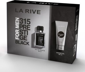 La Rive LA RIVE Man Zestaw prezentowy 315 Prestige Black (woda toaletowa 100 ml + żel pod prysznic 100 ml) 1