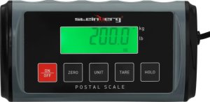 Steinberg Waga paczkowa pocztowa LCD 35.5 x 40.5 cm 200 kg / 0.1 kg 3