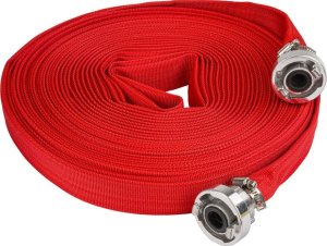 Geko Wąż strażacki parciany do wody i szamba. Szybkozłączka 1" 8 bar (30m) 1