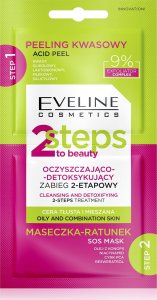 Eveline EVELINE 2 STEPS TO BEAUTY Zabieg oczysz-det. 2x4ml 1