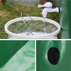 ExtraLink EXTRALINK SKŁADANY ZBIORNIK POJEMNIK BECZKA 100L NA DESZCZÓWKĘ WODĘ KRAN DESZCZÓWKA 3