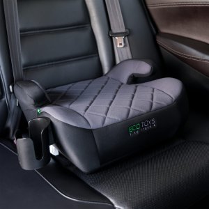 Fotelik samochodowy Ecotoys Podkładka ISOFIX samochodowa siedzisko dla dzieci i-SIZE uchwyt na napoje wzrost 125-150 cm ECOTOYS 8