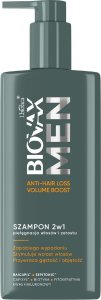 LBIOTICA / BIOVAX L`BIOTICA Biovax Men Szampon 2w1 do pielęgnacji włosów i zarostu - Volume Boost 200 ml 1