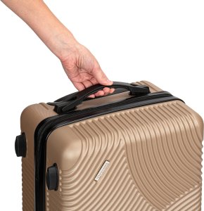 vidaXL Zestaw walizek podróżnych AZORES ZŁOTY 4w1 11