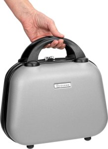 vidaXL Zestaw 4 walizek podróżnych AZORES SREBRNY 4w1 15