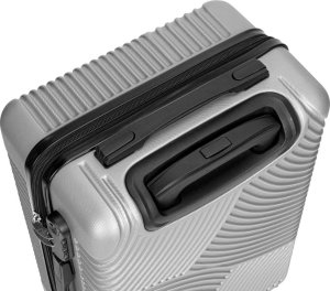 vidaXL Zestaw 4 walizek podróżnych AZORES SREBRNY 4w1 9