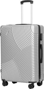 vidaXL Zestaw 4 walizek podróżnych AZORES SREBRNY 4w1 10