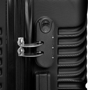 vidaXL Zestaw walizek podróżnych AZORES CZARNY 4w1 14