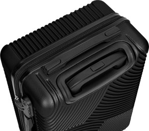 vidaXL Zestaw walizek podróżnych AZORES CZARNY 4w1 15