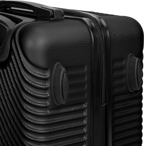 vidaXL Zestaw walizek podróżnych AZORES CZARNY 4w1 16