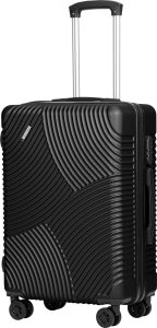 vidaXL Zestaw walizek podróżnych AZORES CZARNY 4w1 5