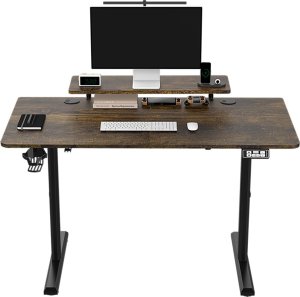 Biurko Ultradesk Highlander Brązowe 120 - 180 cmx60 cm 3