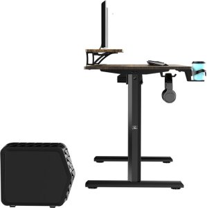 Biurko Ultradesk Highlander Brązowe 120 - 180 cmx60 cm 4