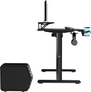 Biurko Ultradesk Highlander Czarne 120 cmx60 cm 3