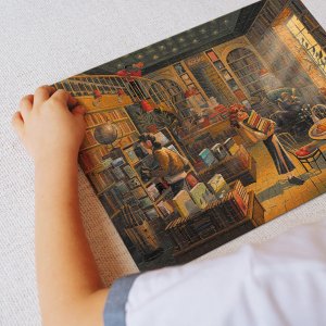 Dodo Puzzle "Księgarnia" 300 Elementów Układanka Zestaw Dla Dzieci I Dorosłych 4