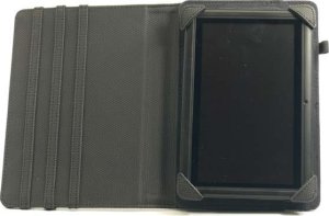 Etui na tablet All New Opakowanie na 7"-8", Obal, biznes, czarny, Poliuretan, z podstawką, + Chusteczki czyszczące do tabletu, Logo, All New 3