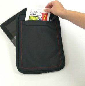 Etui na tablet All New Opakowanie na 7"-8", Obal, biznes, czarny, Poliuretan, z podstawką, + Chusteczki czyszczące do tabletu, Logo, All New 8