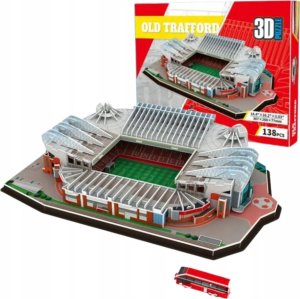 Skibi Puzzle 3D Stadion Piłkarski Manchester United Old Trafford Duży 138El. 1