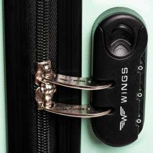 Wings Wings Lovebird Duża walizka podróżna L z ABS czerwona 4