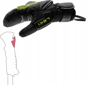 Leki LEKI RĘKAWICE WCR Coach 3D MITT lemon 9.0 4