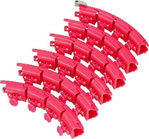 Springos Hula hop z obciążeniem i masażerem odchudzające 24 wypustki różowe UNIWERSALNY 12