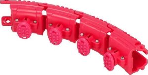 Springos Hula hop z obciążeniem i masażerem odchudzające 24 wypustki różowe UNIWERSALNY 2