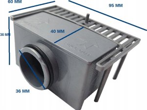 Syfon Alkotest S.ODPŁ.L SYFON ODWODNIENIA LINIOWEGO SLEEK  FI 40// SYFON ODWOD,SLEEK 6