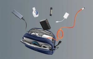 Tomtoc Etui na akcesoria tomtoc 1.8L Light-T12 (granatowe) 5