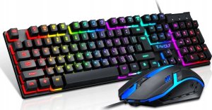 Klawiatura ExtraLink EXTRALINK GAMING SET TF200 2IN1 LED KEYBOARD+MOUSE 1