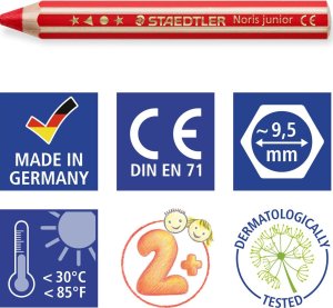 Staedtler STAEDTLER Kredki Noris junior 36 Stk. w wiaderku retail 11