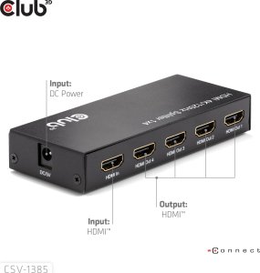 Club 3D Club3D HDMI Splitter 1 wejście -> 4 wyjścia 4K120Hz UHD retail 4