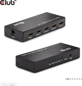 Club 3D Club3D HDMI Splitter 1 wejście -> 4 wyjścia 4K120Hz UHD retail 7