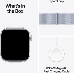 Smartwatch Apple Watch 10 GPS 46mm Silver Alu Sport Loop Niebieski (MWWN3) 3