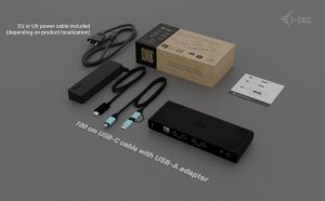 Stacja/replikator I-TEC Universal Dual 4K Display USB-A/USB-C/Thunderbolt (CADUA4KDOCKPDB100) 4